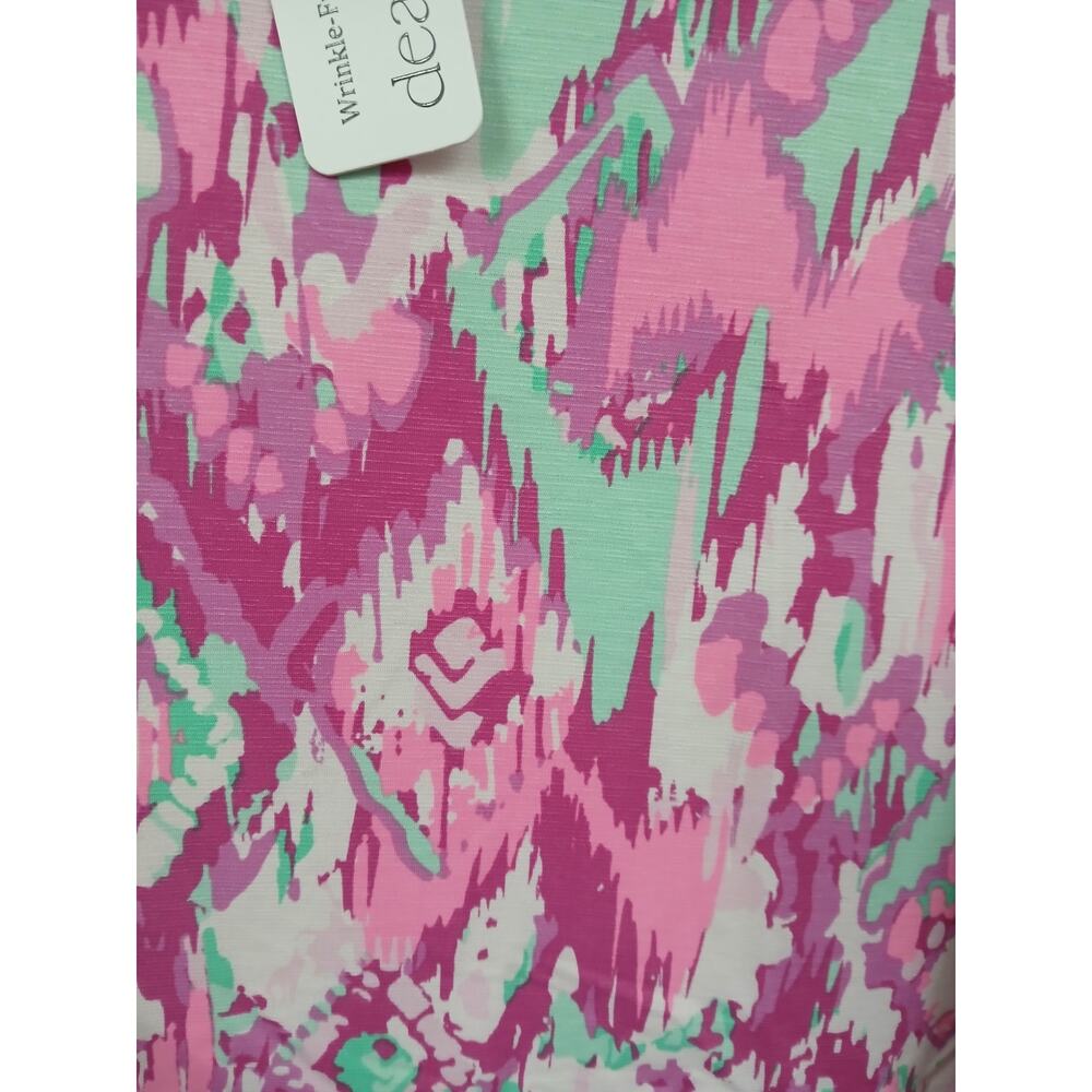 Dear Scarlett Lizzy Tank Top in Pink/Teal - Picture 5 of 7